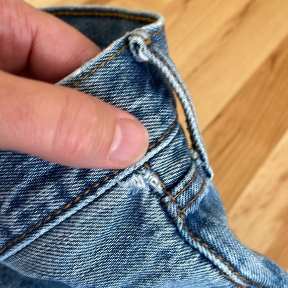 Levis 501 xx Jeans Mens 34x32 Button Fly Straight Leg Light Wash Classic Denim - Picture 5 of 11